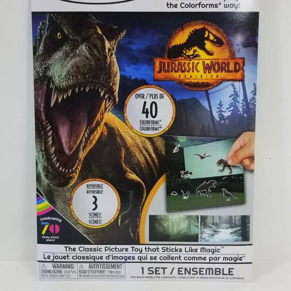 Colorforms jurassic world